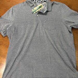 New Tailor Vintage Polo Shirt Men's Size XL Gray NWT Golf